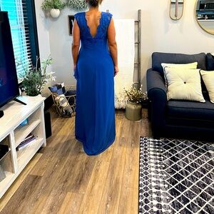 Azazie gown-royal blue-dress is new with tags. Size 12